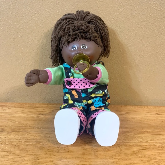 Other - Vintage Cabbage Patch Kids Designer Line Doll AA With Pacifier In HTF Overalls